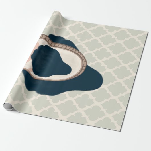 metafoor_15_een meisje in de spiegel cadeaupapier (Uitgerold)