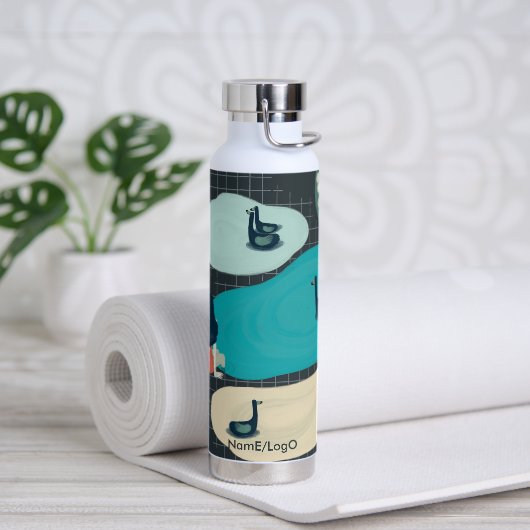 metafoor_17_een meisje in de tarn waterfles (Yoga)