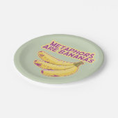 Metafoor Grappige typografie Papieren Bordje (Gekanteld)