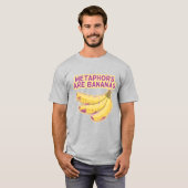 Metafoor Grappige typografie T-shirt (Voorkant volledig)
