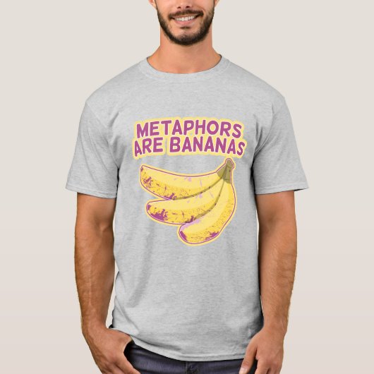 Metafoor Grappige typografie T-shirt (Voorkant)