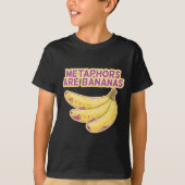 Metafoor Grappige typografie T-shirt (Voorkant)