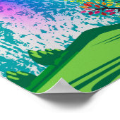 Metafoor wie je in hoge mate afdrukt poster (Hoek)