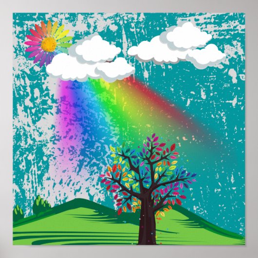 Metafoor wie je in hoge mate afdrukt poster (Voorkant)