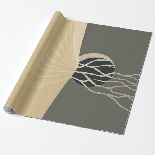 Metaforen_20_A maanverlichte heuvel_1 Cadeaupapier (Uitgerold)