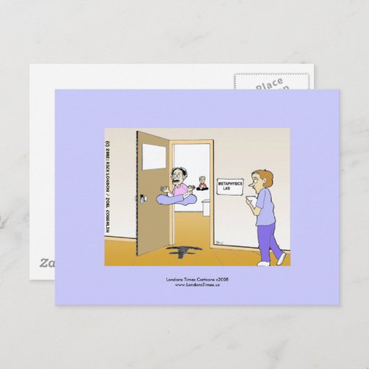 Metafysica Lab Classic Cartoon Briefkaarten (Voorkant / Achterkant)