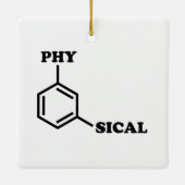 Metafysisch Humor Keramisch Ornament (Achterkant)