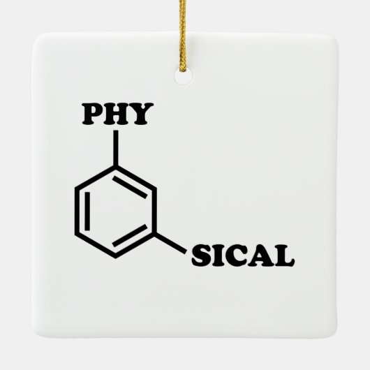 Metafysisch Humor Keramisch Ornament (Achterkant)