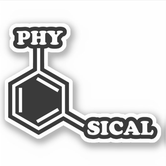 Metafysisch Humor Sticker (Voorkant)