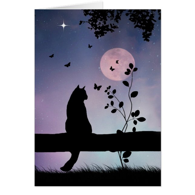 Metafysisch Spiritueel Kat en Butterfly Sympathie (Voorkant)