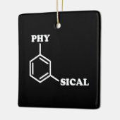 Metafysische humor keramisch ornament (Links)