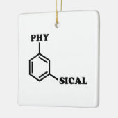 Metafysische humor keramisch ornament (Links)