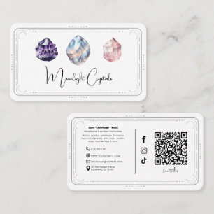 Metafysische Kristallen Kwarts Sociale Media QR Visitekaartje