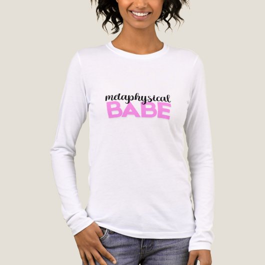 metafysische schat heldere roze script typografie Tri-Blend shirt (Voorkant volledig)