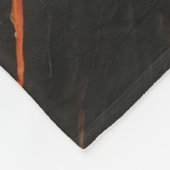 Metafysische Sunrise Art | Gezicht en zonsopgang Fleece Deken (Hoek)