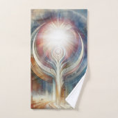 Metafysische tijdloze Spirituele fantasiethema's Bad Handdoek (Handdoek)