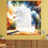 Metafysische tijdloze Spirituele fantasiethema's Canvas Afdruk (Insitu (Woonkamer))