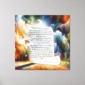 Metafysische tijdloze Spirituele fantasiethema's Canvas Afdruk (Voorkant)