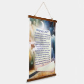 Metafysische tijdloze Spirituele fantasiethema's Hangend Wandkleed (Gebogen)