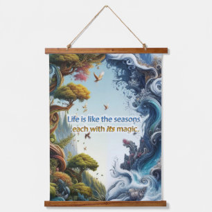 Metafysische tijdloze Spirituele fantasiethema's Hangend Wandkleed