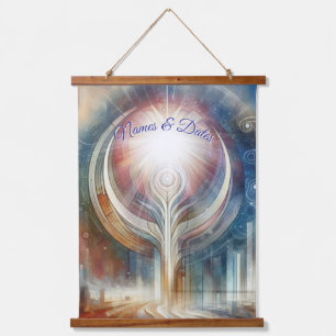 Metafysische tijdloze Spirituele fantasiethema's Hangend Wandkleed