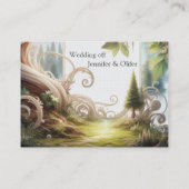 Metafysische tijdloze Spirituele fantasiethema's Informatiekaartje (Achterkant)