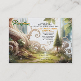 Metafysische tijdloze Spirituele fantasiethema's Informatiekaartje