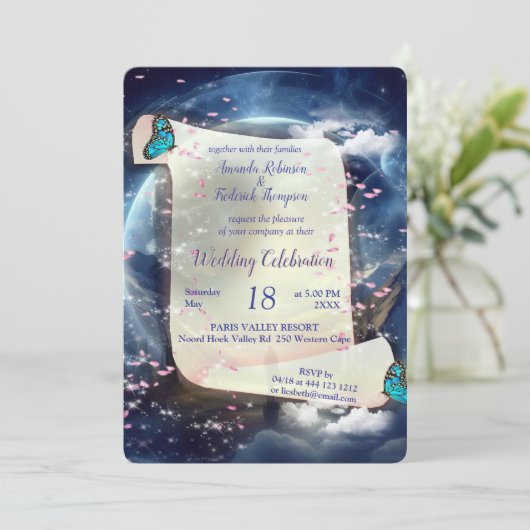 Metafysische tijdloze Spirituele fantasiethema's Kaart (Staand voorkant)