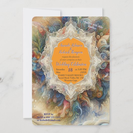 Metafysische tijdloze Spirituele fantasiethema's Kaart (Voorkant)