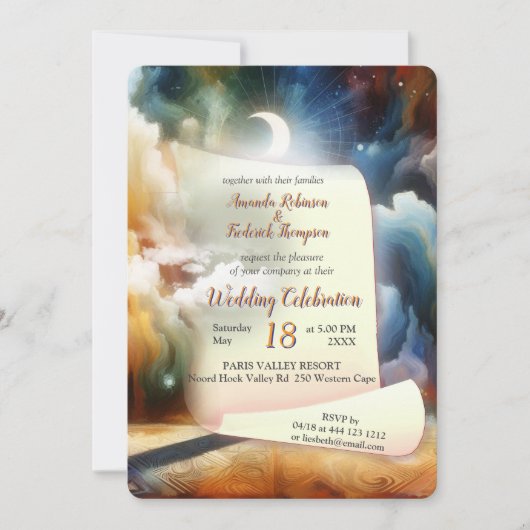 Metafysische tijdloze Spirituele fantasiethema's Kaart (Voorkant)