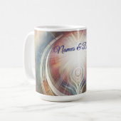 Metafysische tijdloze Spirituele fantasiethema's Koffiemok (Voorkant links)