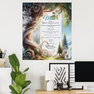 Metafysische tijdloze Spirituele fantasiethema's Poster