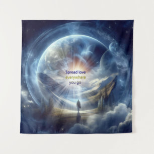 Metafysische tijdloze Spirituele fantasiethema's Wandkleed