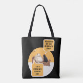 Metafysische Vacht - Kat Humor Tote Bag (Achterkant)