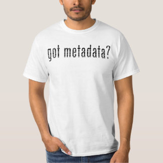 metagegevens? ()? t-shirt