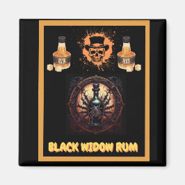 Metal Adverteren teken voor Black Widow Rum Magneet