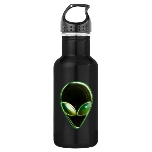 Metal Alien Head 04 Liberty Bottle Waterfles (Voorkant)