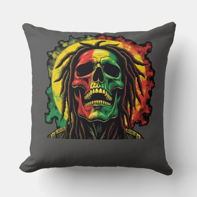 Metal and raggae kussen (Voorkant)