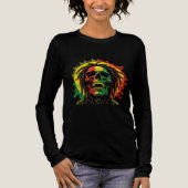 Metal and raggae Tri-Blend shirt (Voorkant)