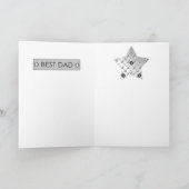 Metal and Steel Dad Beer Kaart (Binnen)