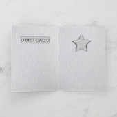 Metal and Steel Dad Drank Kaart (Binnen)