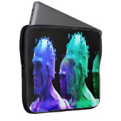 Metal Army Men Glitch on Laptop Electronics Bag Sleeve (Voorkant Rechts)