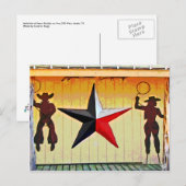 Metal Art bij Senor Buddy's op 290, Austin, TX Briefkaart (Voorkant / Achterkant)