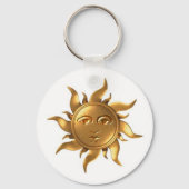 Metal-Aztec-Sun Sleutelhanger (Voorkant)