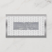 Metal Banner | Boho Pattern Visitekaartje (Achterkant)