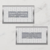 Metal Banner | Boho Pattern Visitekaartje (Voorkant / Achterkant)