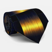 Metal Black Gold-Stropdas Stropdas (Opgerold)