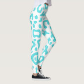 metal blue sparkle leggings (Rechts)