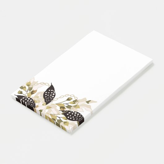 Metal Bouquet Notepad Post-it® Notes (Schuin)