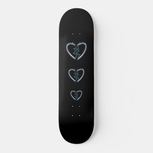 Metal Broken Hearts Persoonlijk Skateboard (Voorkant)
